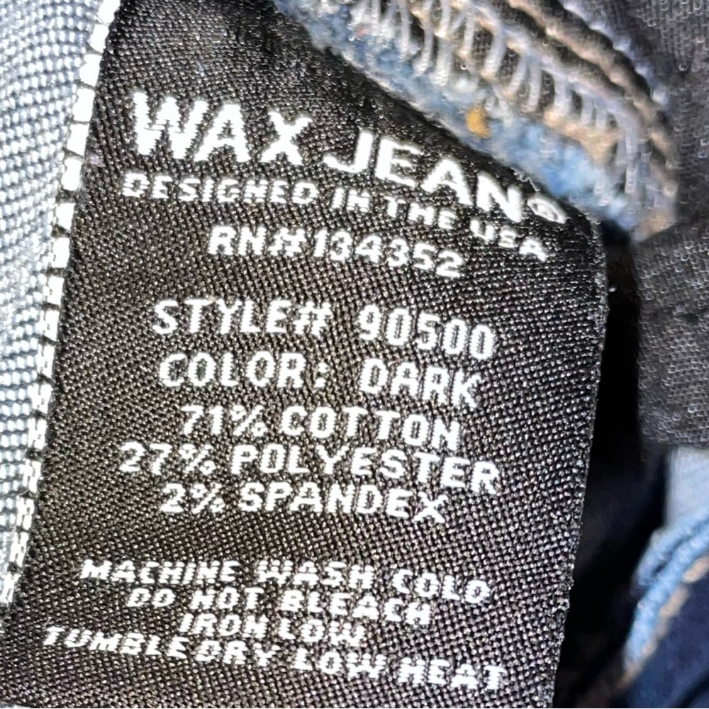 WAX JEAN Women's Dark Wash Skinny Jeans Size 11 - Picture 4 of 6